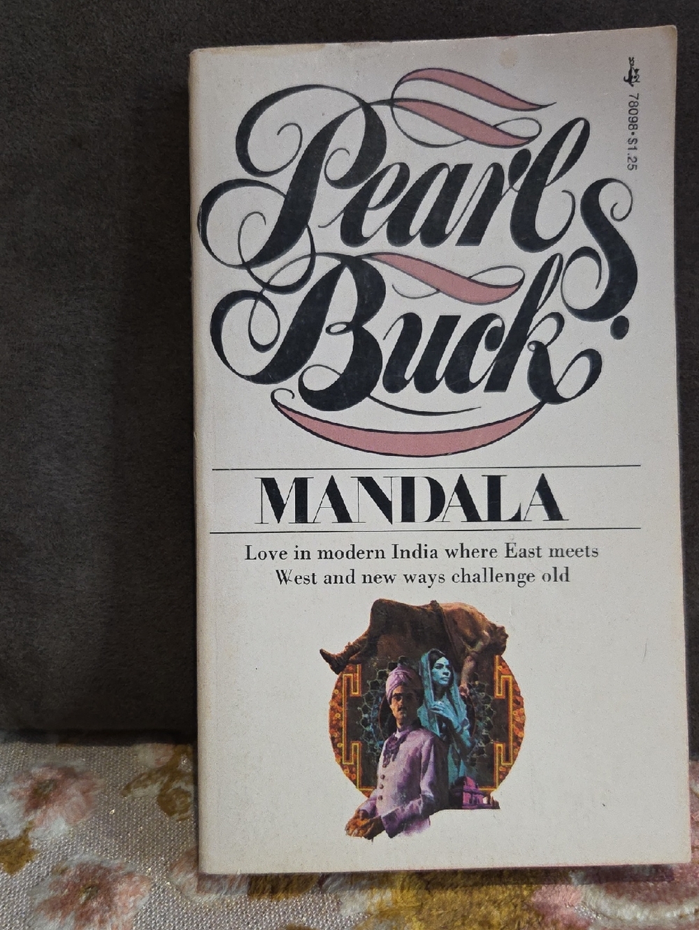 "Mandala" Vintage Paperback Novel By Pearl S. Buck. Love In Modern India